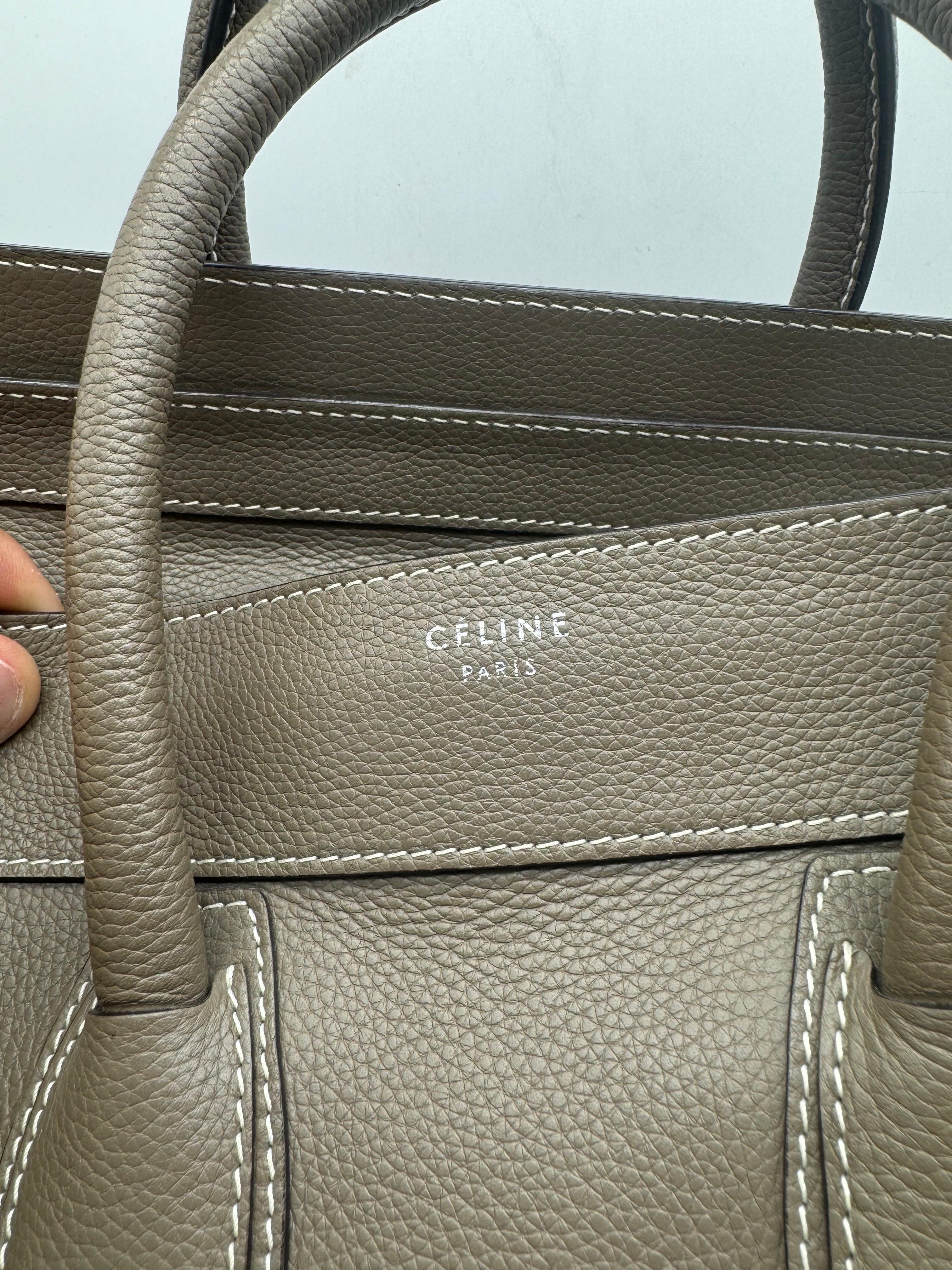 Celine Paris  Luggage Phantom Grey For Sale 4