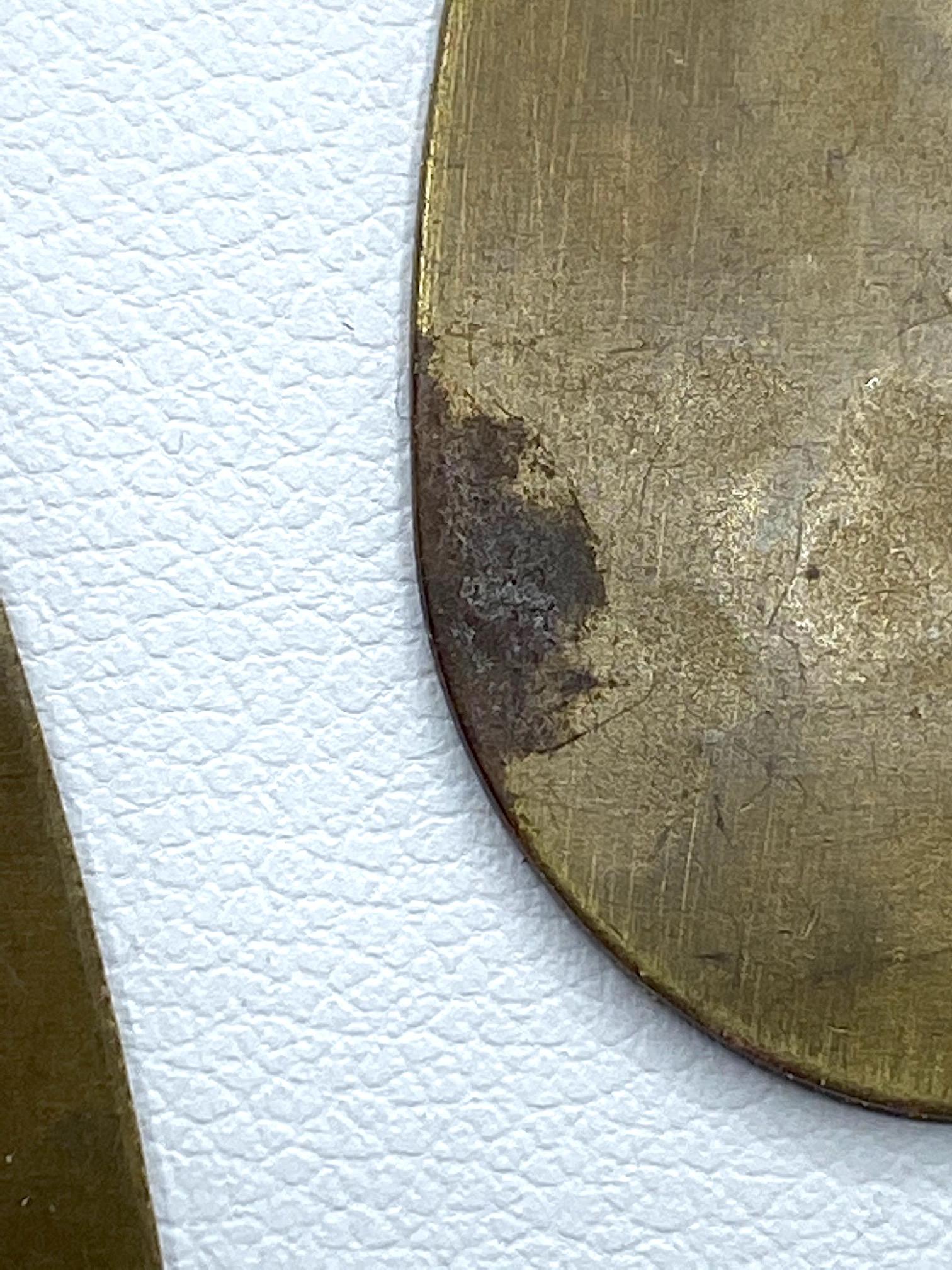 Celine, Paris Patinated Bronze Disk Bib Necklace 13