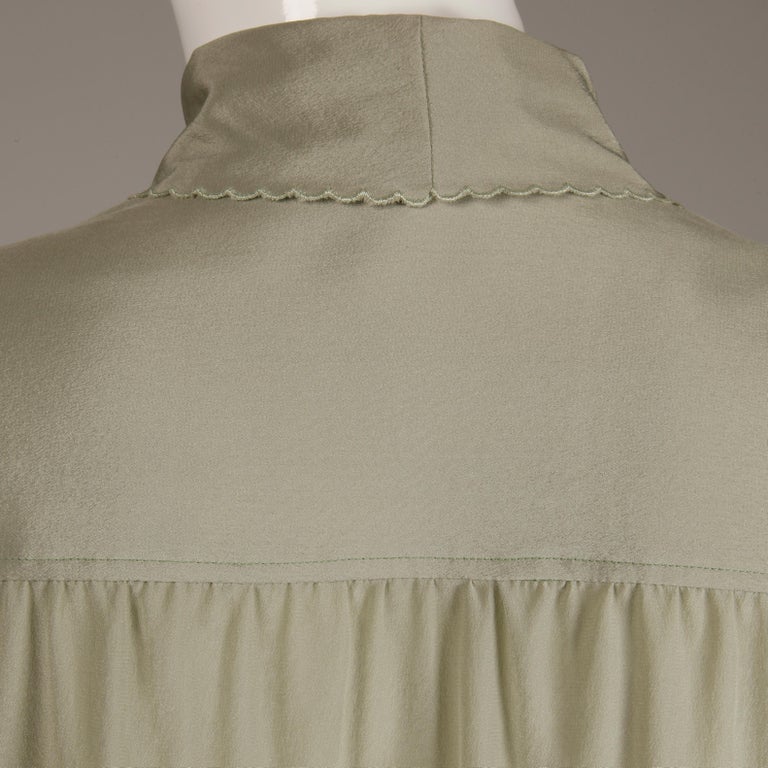 80’s Silk Nautical Blouse by Celine main image 1
