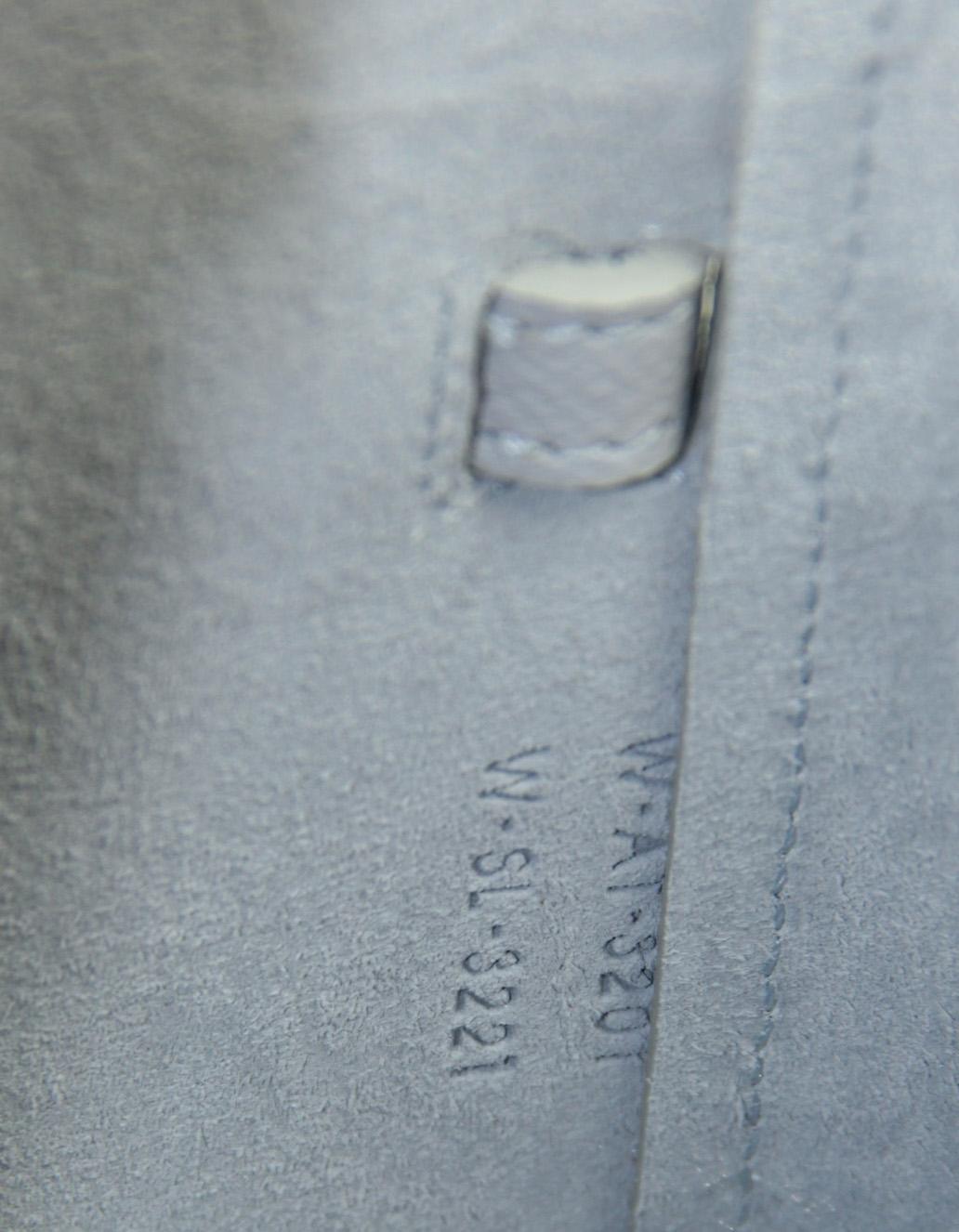 Celine Pearl Grey Grained Leather Nano Belt Bag For Sale 5