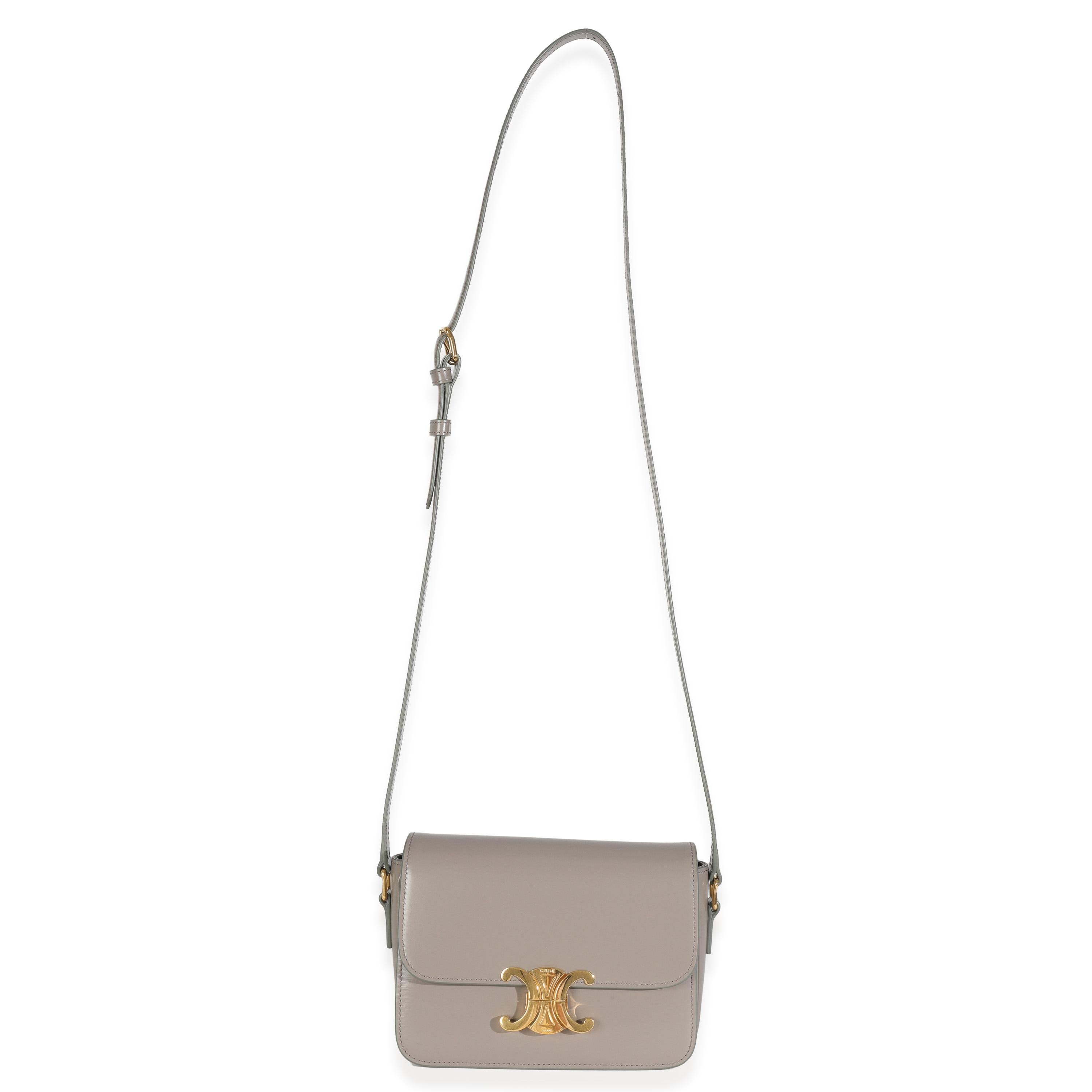 Celine - Sac Triomphe en cuir d'ado en galuchat brillant 1
