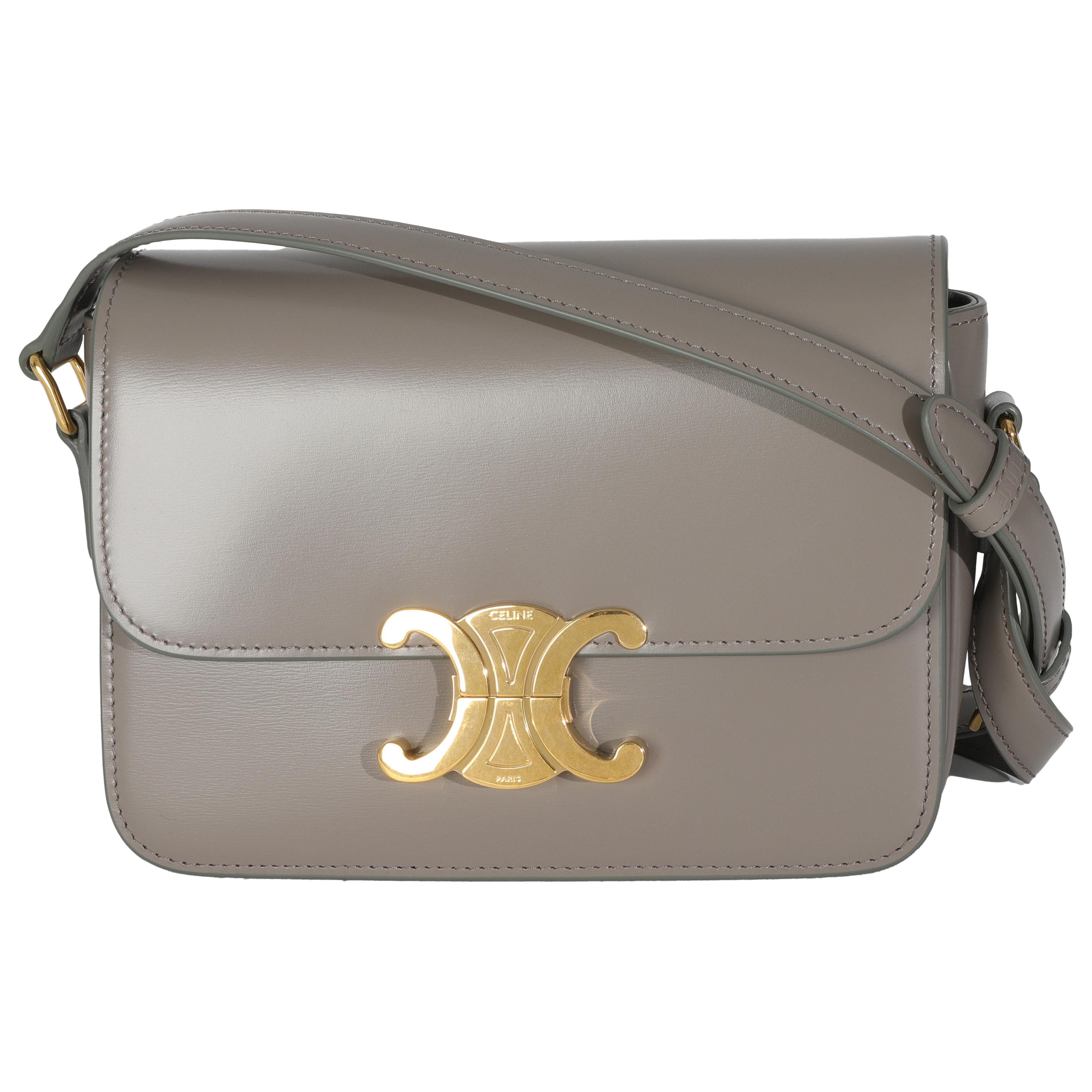 Borsa Celine Pebble Shiny Calfskin Teen Triomphe