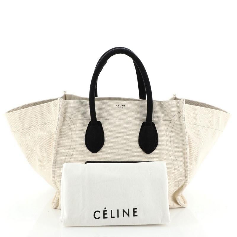 Celine Phantom Bag Canvas Large