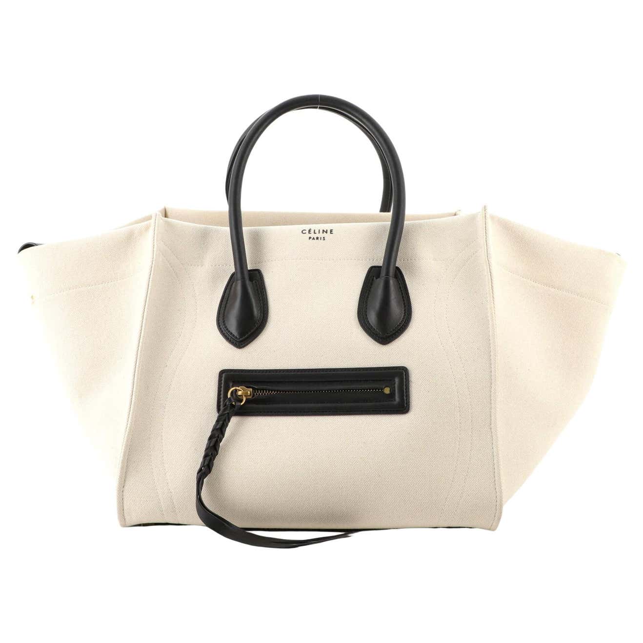 Celine Phantom Bag Canvas Large For Sale at 1stDibs