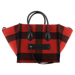 Celine Phantom Bag Checkered Wool Medium