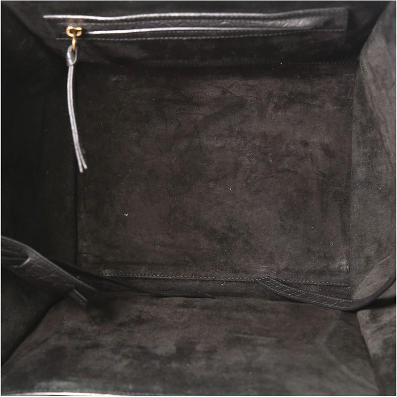 Celine Phantom Bag Crocodile Embossed Leather Medium In Good Condition In NY, NY