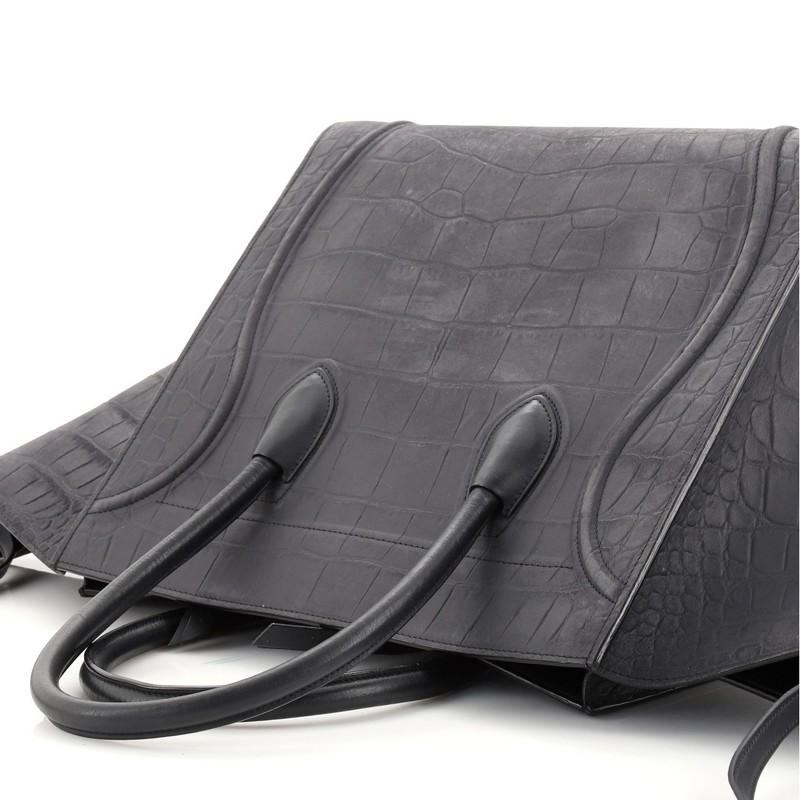 Celine Phantom Bag Crocodile Embossed Leather Medium 2