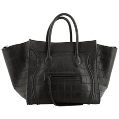 Celine Phantom Bag Crocodile Embossed Leather Medium 