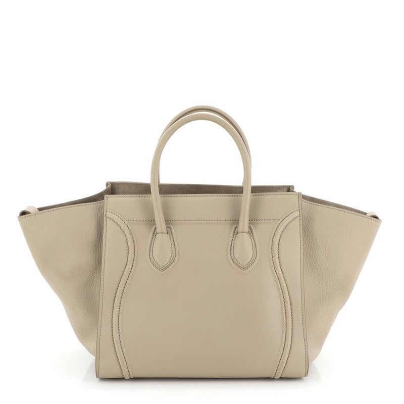 Celine Phantom Bag Grainy Leather Medium In Good Condition In NY, NY