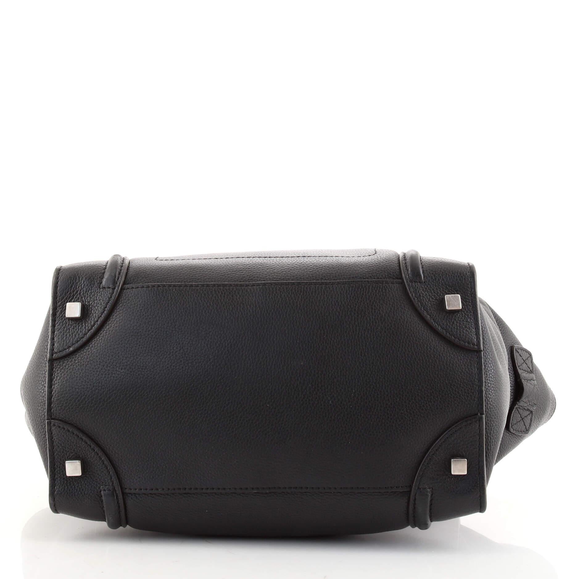Celine Phantom Bag Grainy Leather Medium In Fair Condition In NY, NY