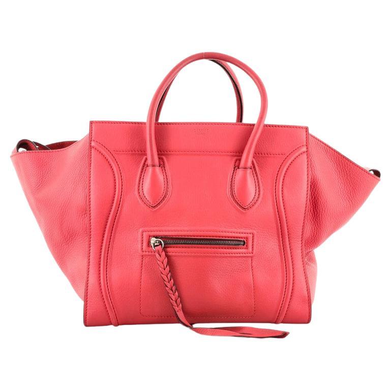 Celine Red Leather Boogie Bag For Sale at 1stDibs