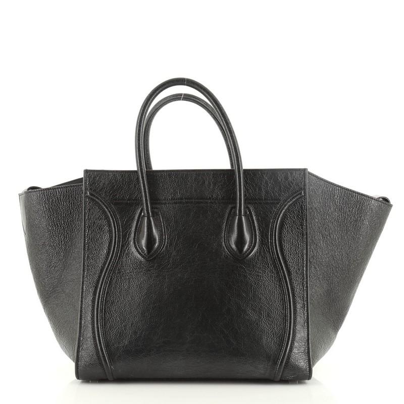 Celine Phantom Bag Patent Goatskin Medium In Good Condition In NY, NY