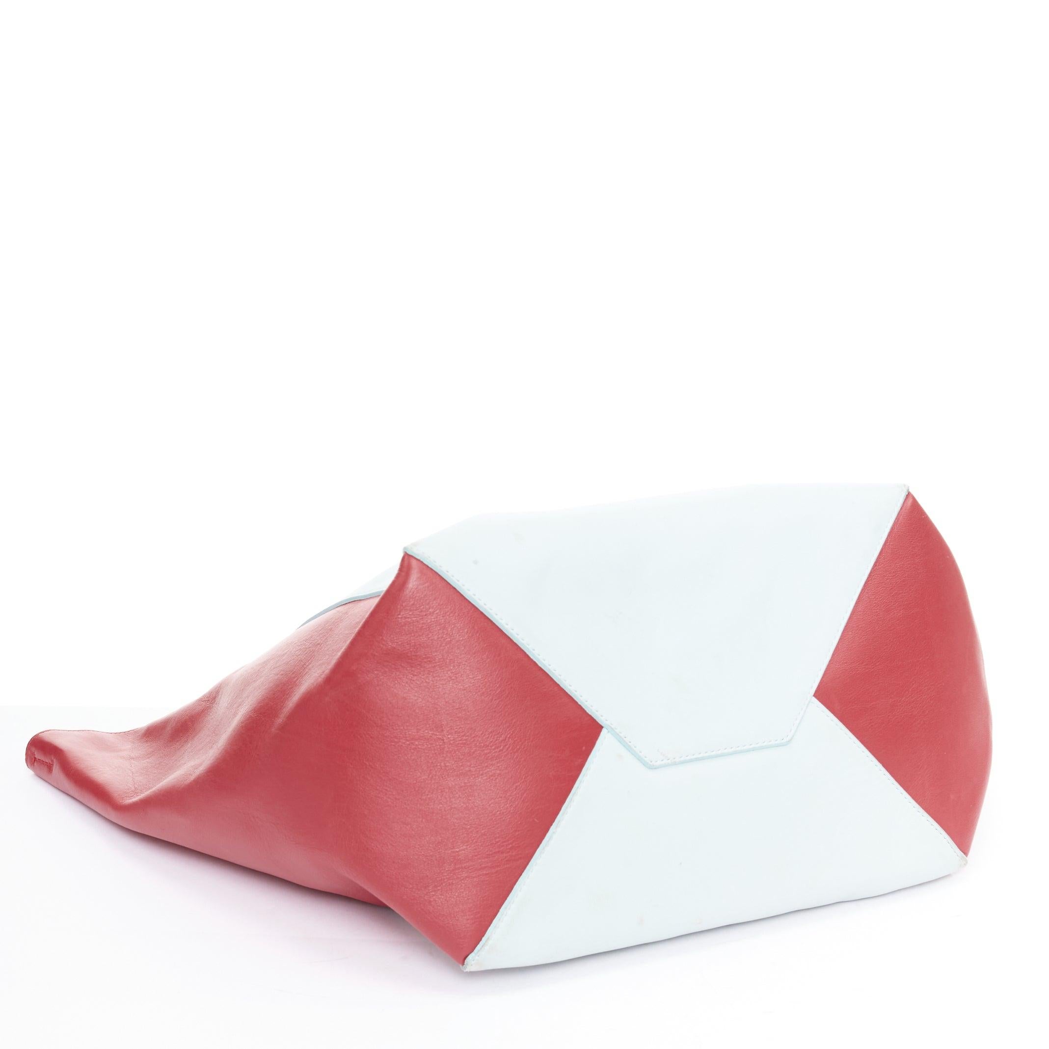 Bolso de mano CELINE Phantom Cabas azul bebé rojo bicolor horizontal en venta 1