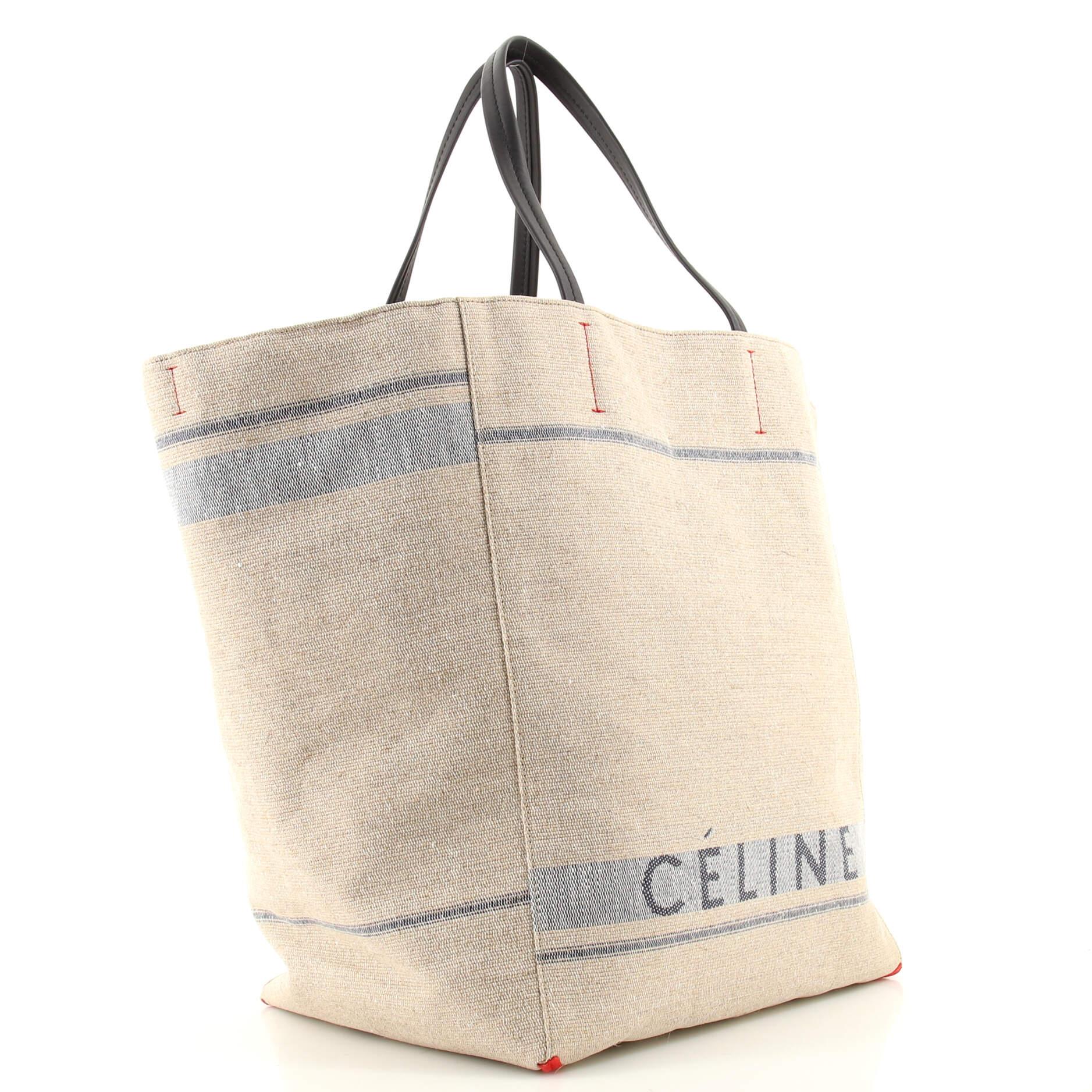 Celine cabas phantom canvas clearance