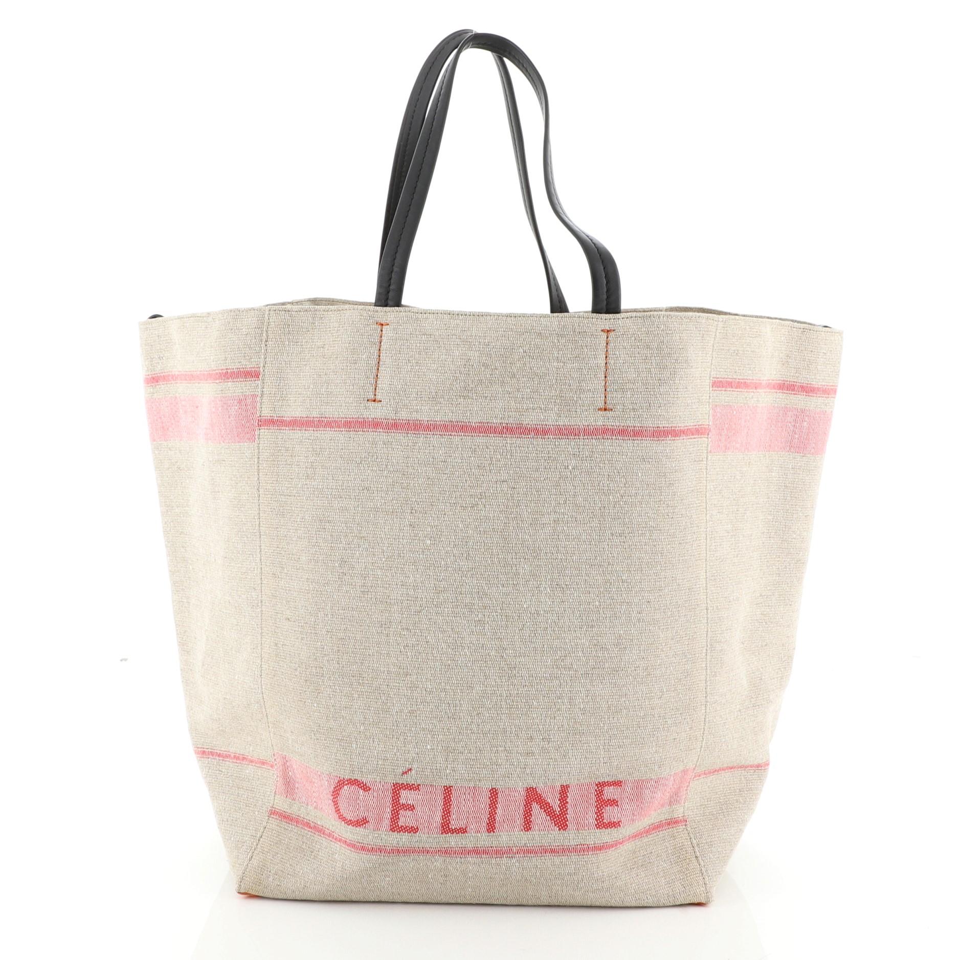 celine canvas cabas tote