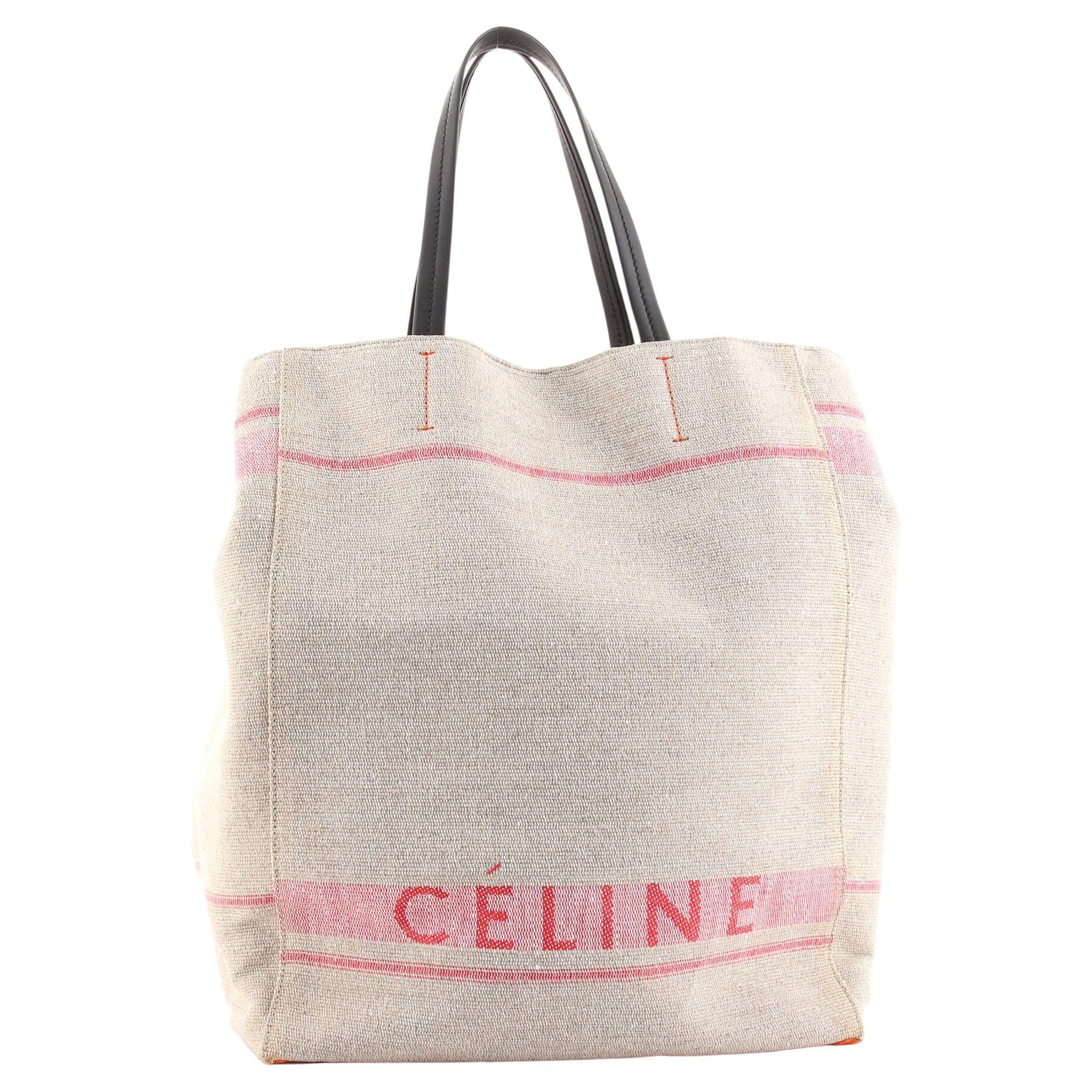 Celine Homme - Men - logo-print Medium Canvas Tote Bag Neutrals