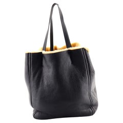 Celine Phantom Cabas Tote Leather with Shearling Medium