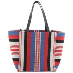 Celine Phantom Cabas Tote Woven Cotton Small