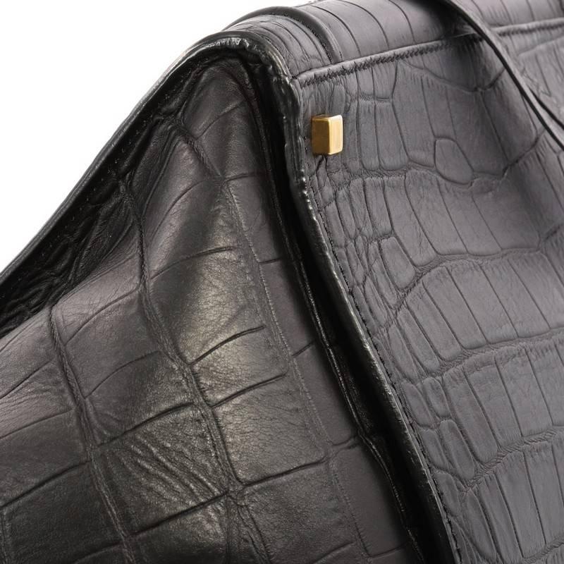 Celine Phantom Handbag Crocodile Embossed Leather Medium 1