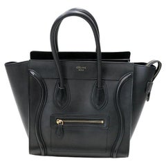 Céline Phantom Luggage Micro Shopper Smooth Calfskin Shoulder Bag CE-B0526P-0002
