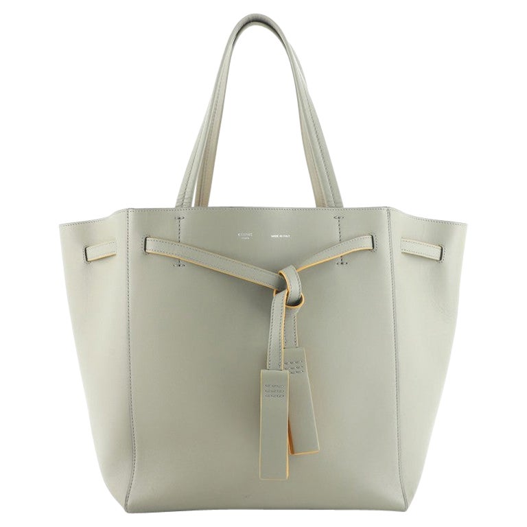 Celine Phantom Tie Cabas Tassel Tote Leather Small