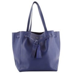 Celine Phantom Tie Cabas Tassel Tote Leather Small