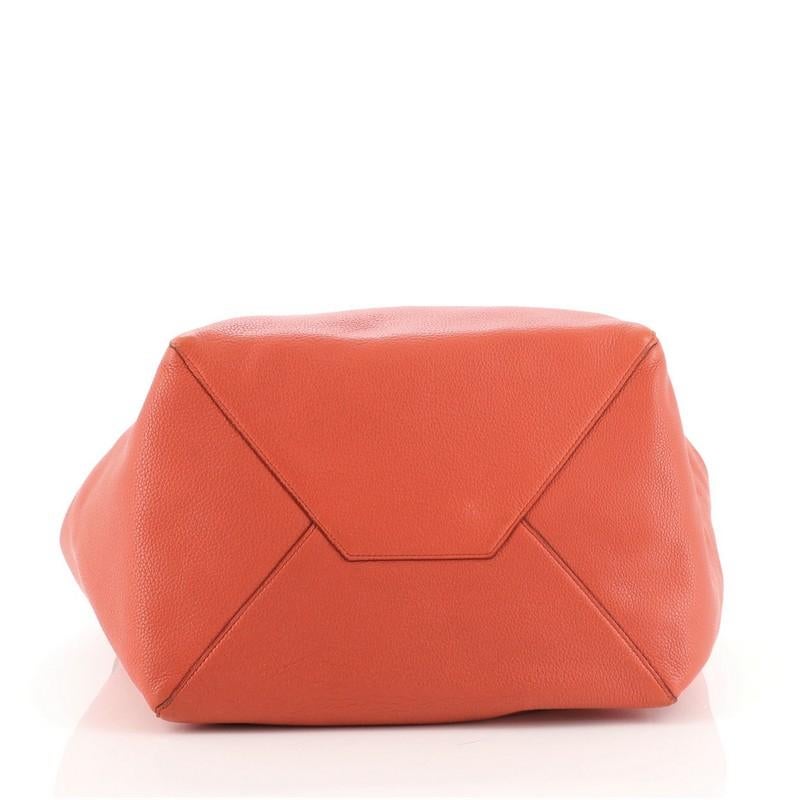 Celine Phantom Tie Cabas Tote Leather Medium In Fair Condition In NY, NY
