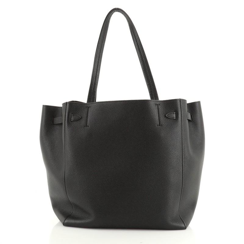 Celine Phantom Tie Cabas Tote Leather Small In Good Condition In NY, NY