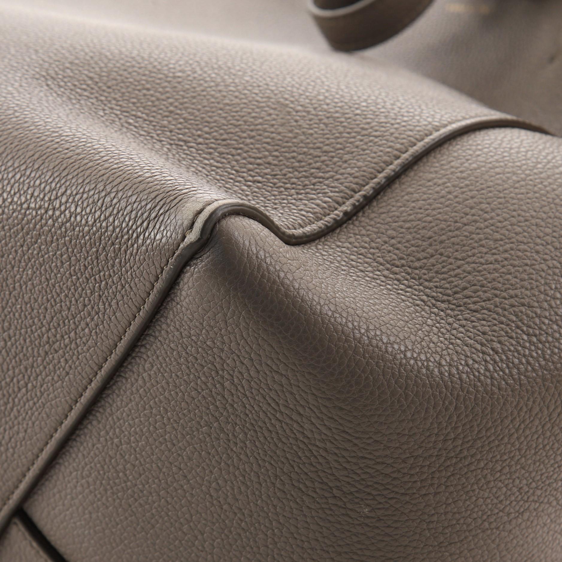 Celine Phantom Tie Cabas Tote Leather Small In Good Condition In NY, NY