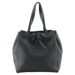 Celine Phantom Tie Cabas Tote Leather Small