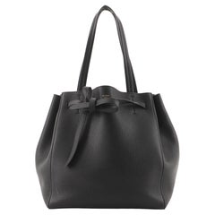 Celine Phantom Tie Cabas Tote Leather Small