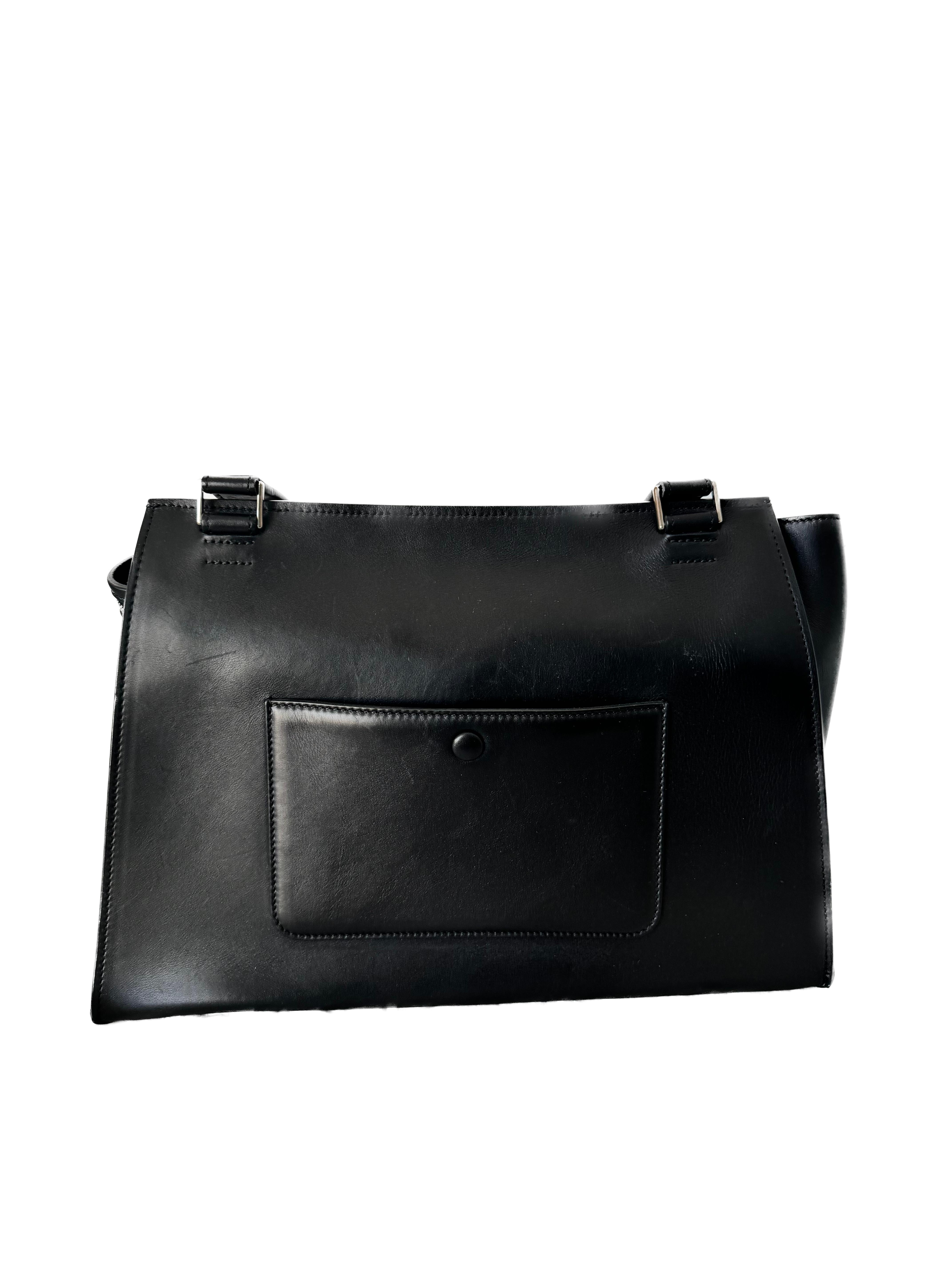 Celine Phoebe Philo 2 tone Medium Edge bag  In Good Condition For Sale In Toronto, CA