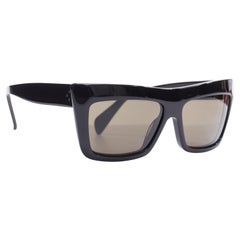 CELINE PHOEBE PHILO gafas de sol con montura gruesa angular negra y lentes grises