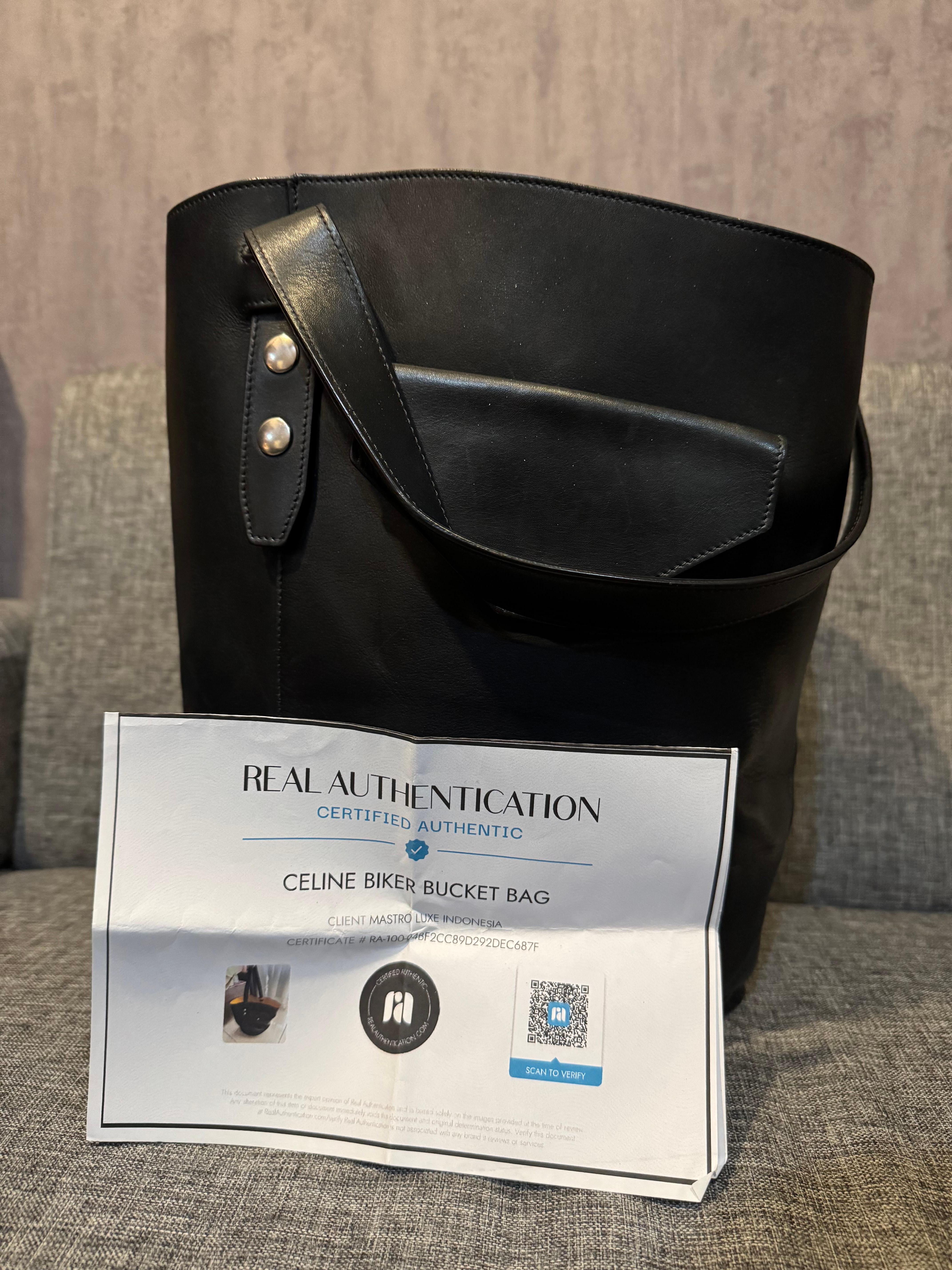 Celine - Phoebe Philo - Sac à dos en cuir noir pour motards État moyen - En vente à Jakarta, Daerah Khusus Ibukota Jakarta