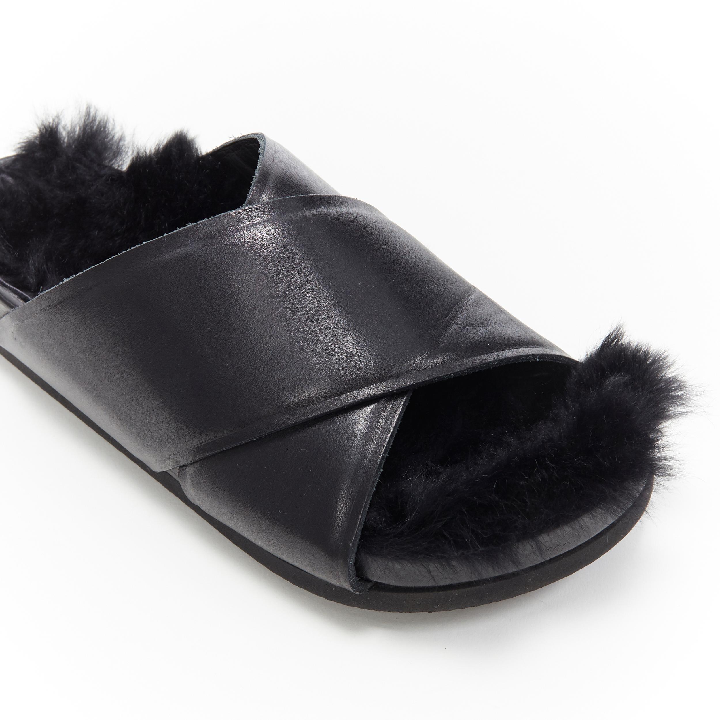 celine slides fur