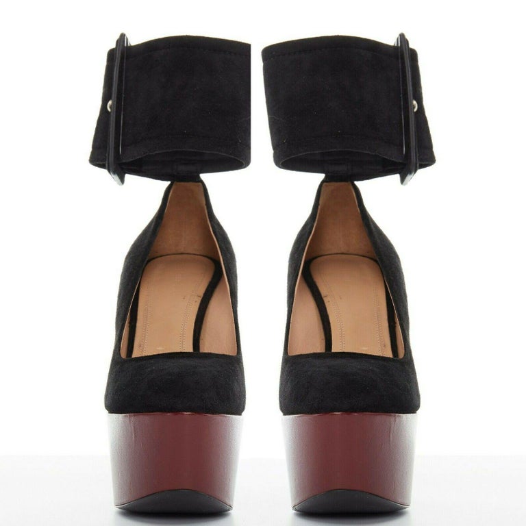 celine platform pumps