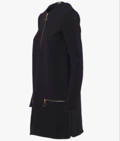 Céline Phoebe Philo Crêpe Zip Shift Dress- '10s