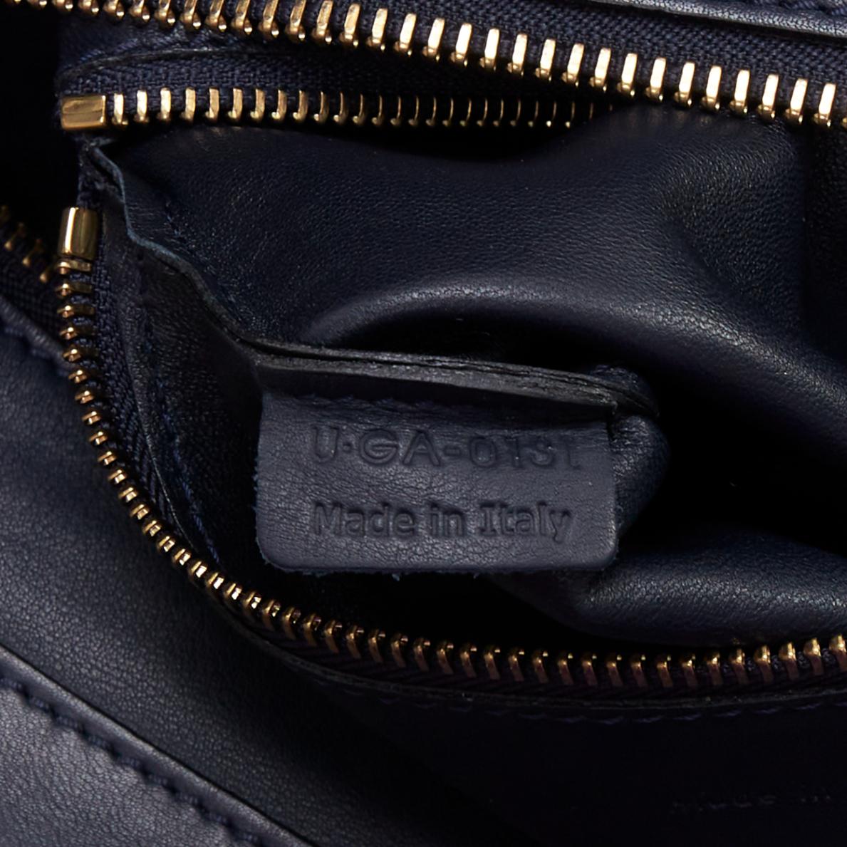 CELINE Phoebe Philo Medium Luggage cream black embossed tote bag For Sale 6