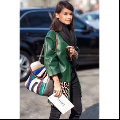 Celine Phoebe Philo Multi Gourmette Patchwork Gold Chain Strap Shoulder Bag, 2012