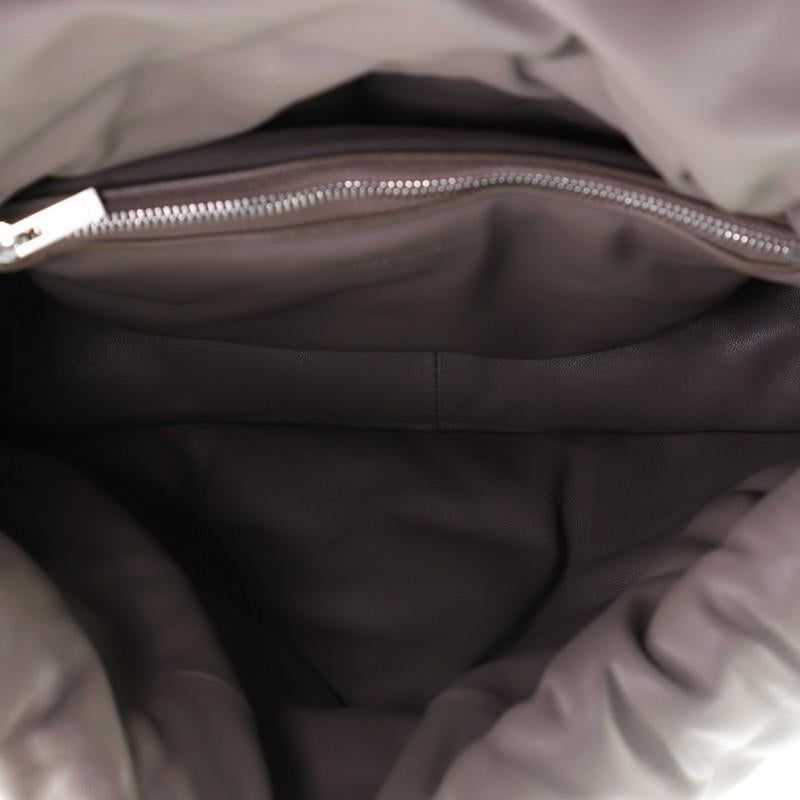 Gray Celine Pillow Shoulder Bag Leather
