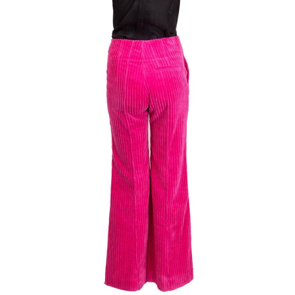 celine pink corduroy pants