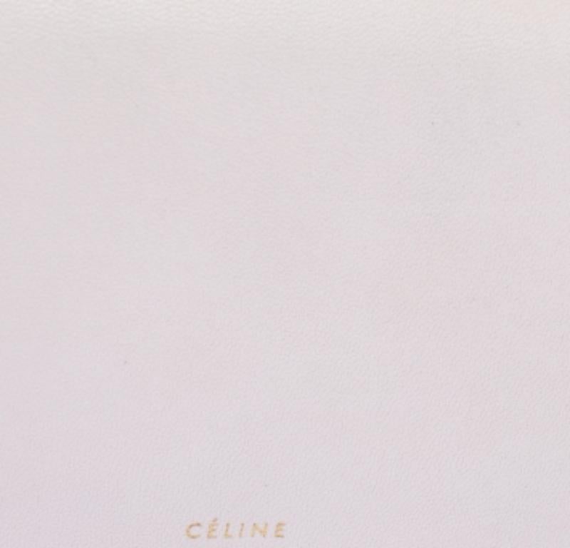 Celine Pink Leather Flap Continental Wallet im Zustand „Relativ gut“ im Angebot in Dubai, Al Qouz 2