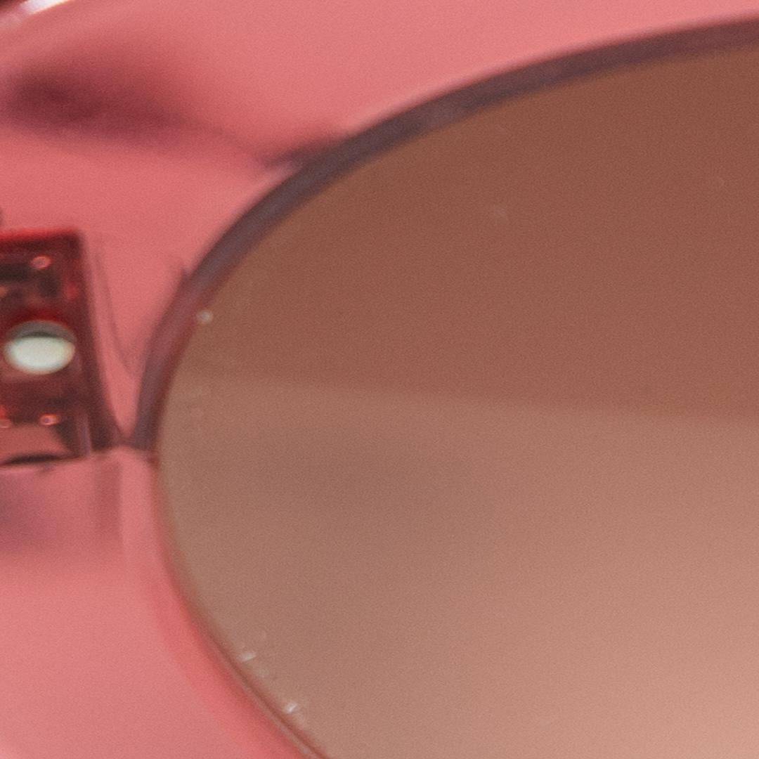 De las mujeres Gafas de sol ovaladas rosas Céline con degradado Cat Eye