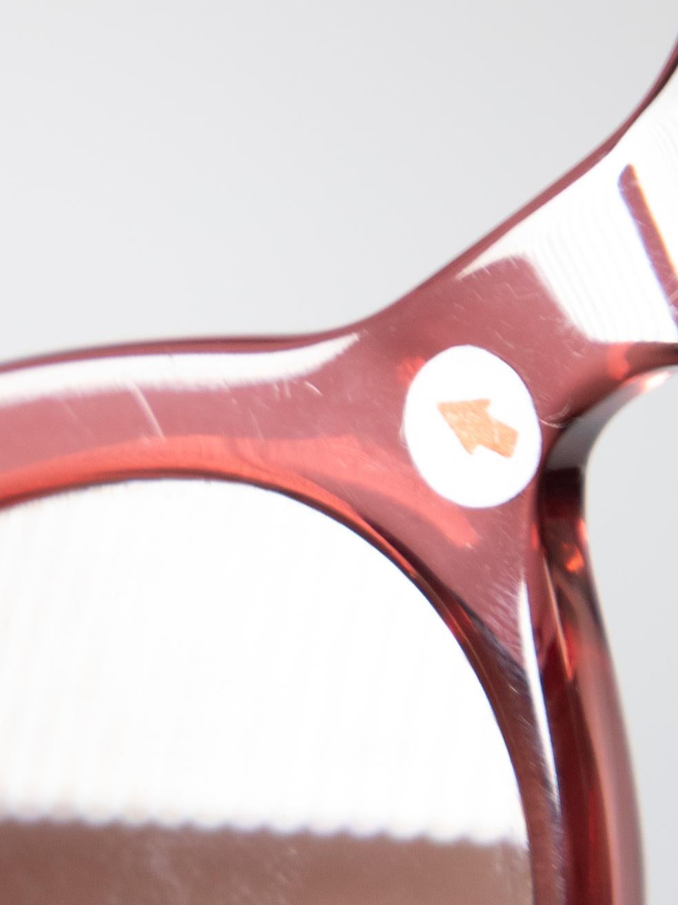 Gafas de sol ovaladas rosas Céline con degradado Cat Eye 2