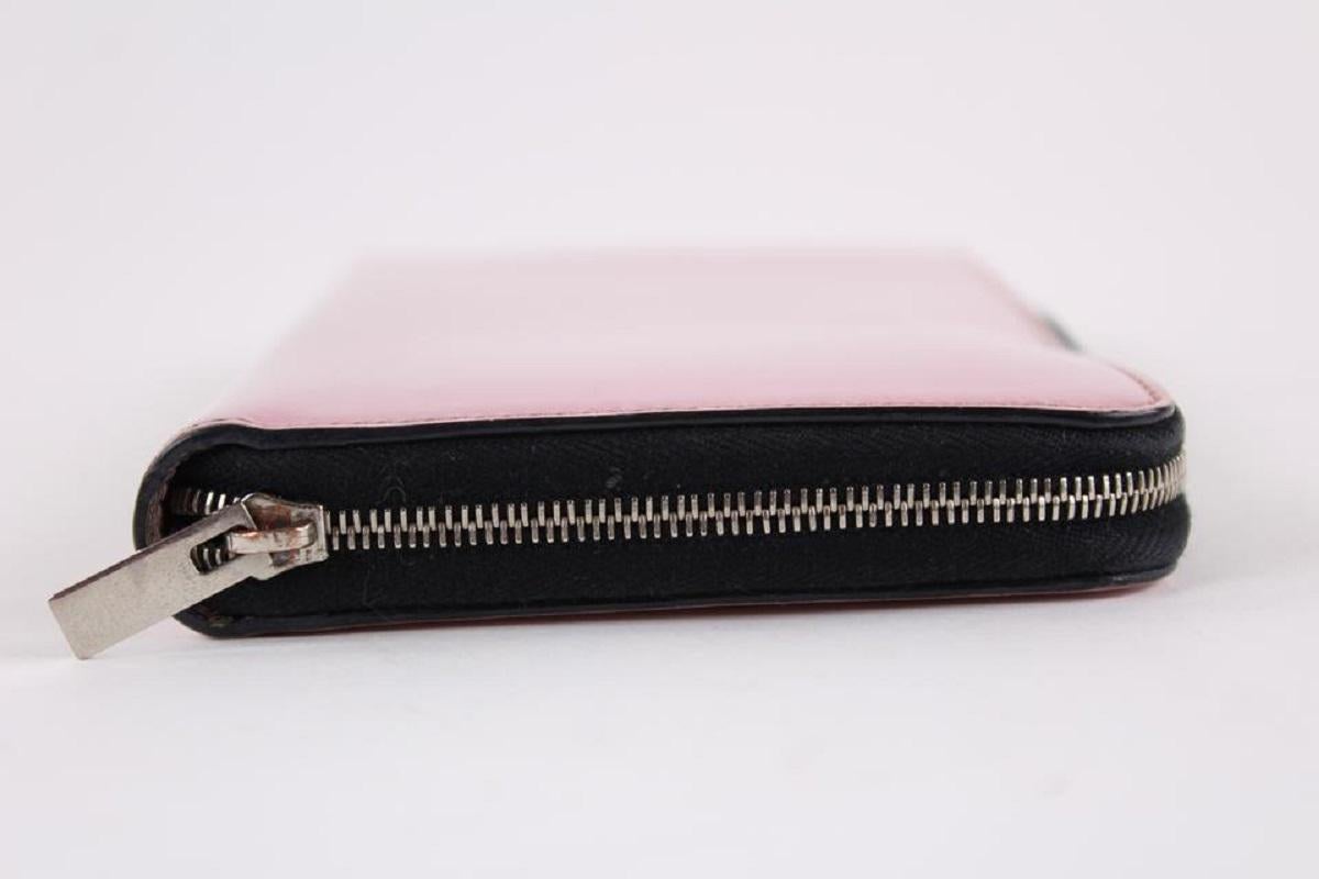 Céline Billetera Zippy Continental de charol rosa con cremallera  L4CEL1221 4