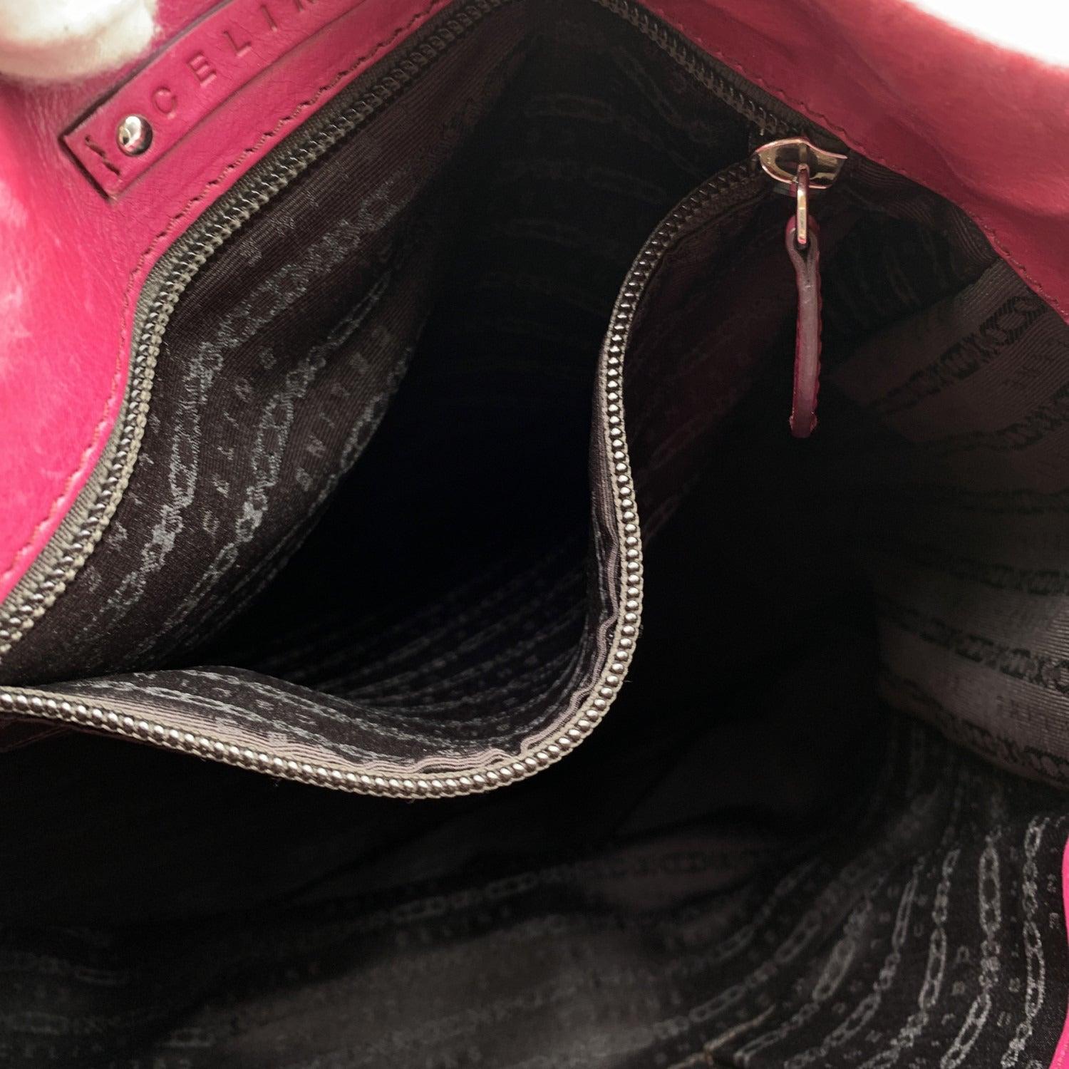Celine Pink Purple Leather Tote Shoulder Bag with Spheres For Sale 1