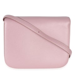 Celine Borsa piccola a scatola in vitello testurizzato rosa