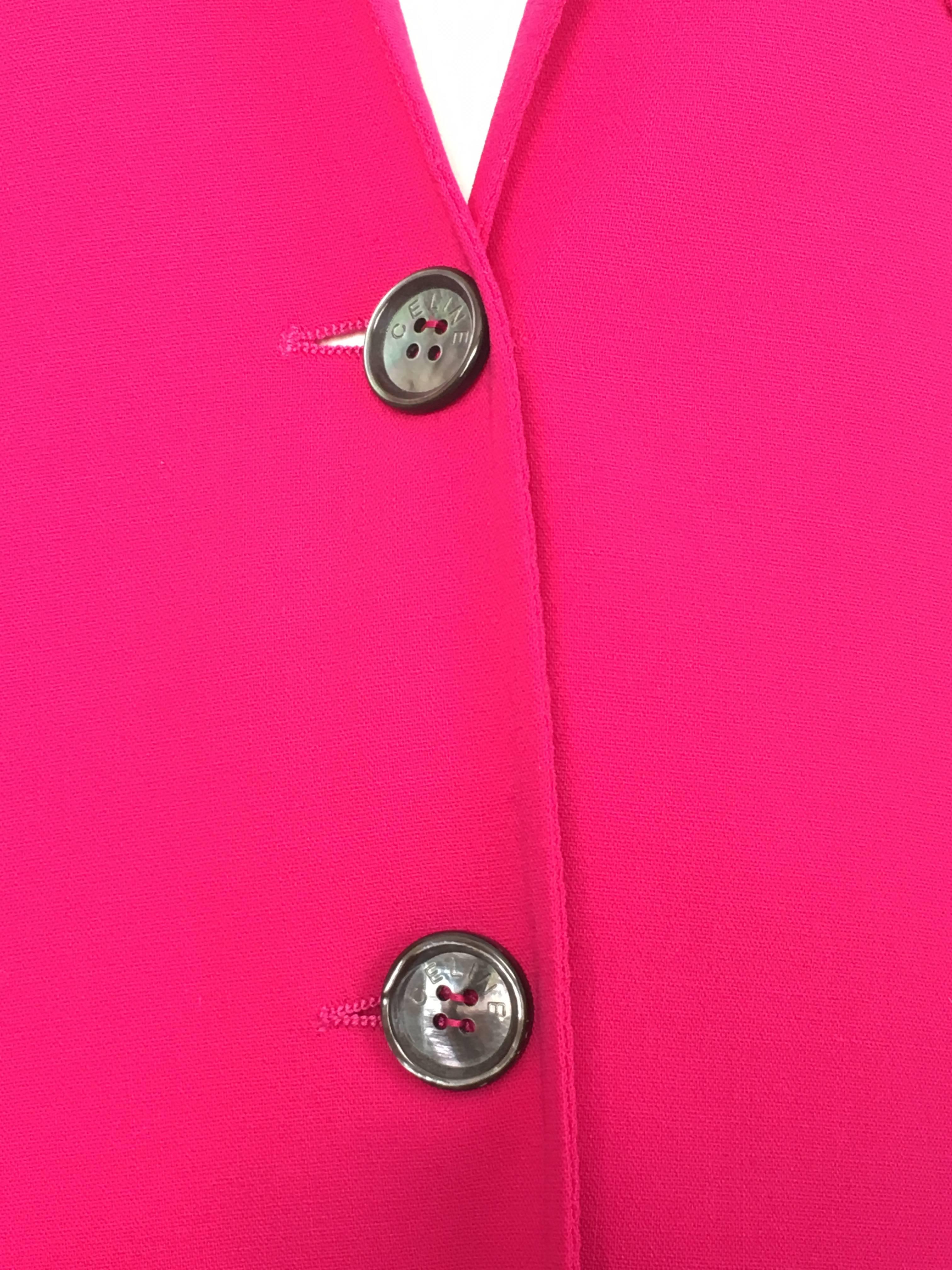 celine pink blazer