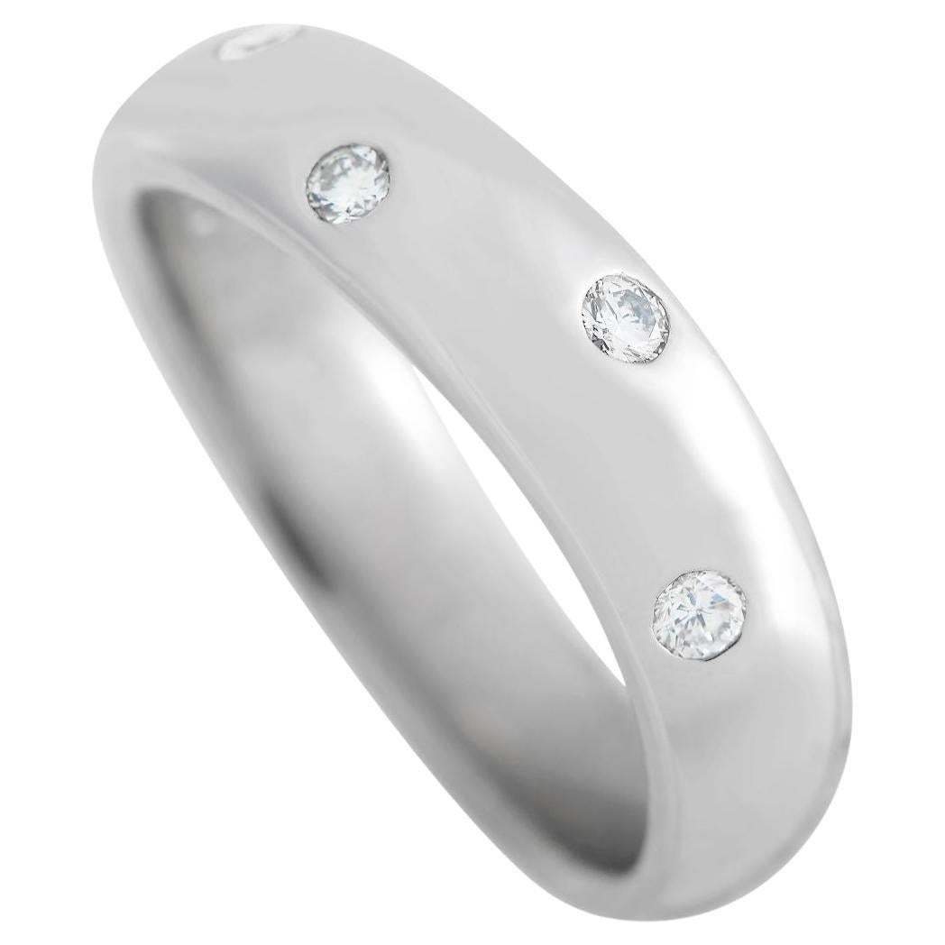 Celine Platinum 0.10ct Diamond Band Ring For Sale at 1stDibs Celine Platinum 0.10ct Diamond Band Ring For Sale at 1stDibs