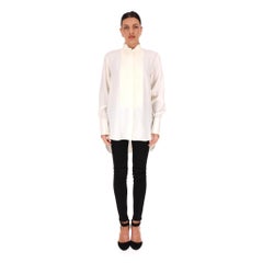 Celine Pleated Detailing Button-Up Shirt